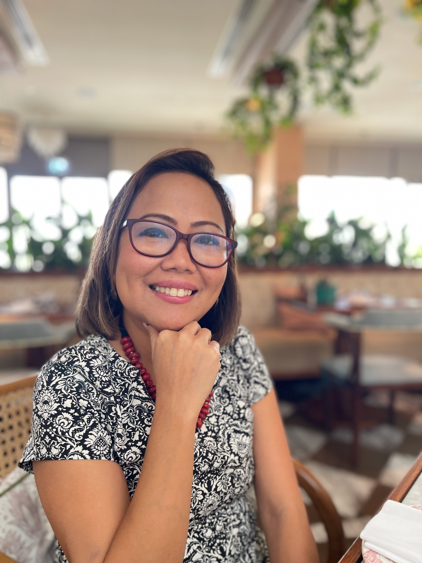 Cheryll Flavier at the Museum of the Future, Dubai